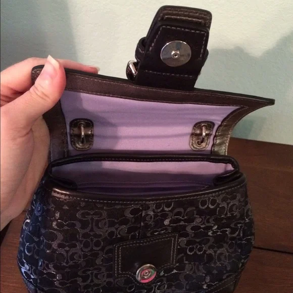 Coach Limited Edition Madison Evening Bag with Metallic Jacquard & Leather Trim - Picture 4 of 8